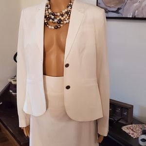 Size 8 Alfani Cream Suit Skirt Separate